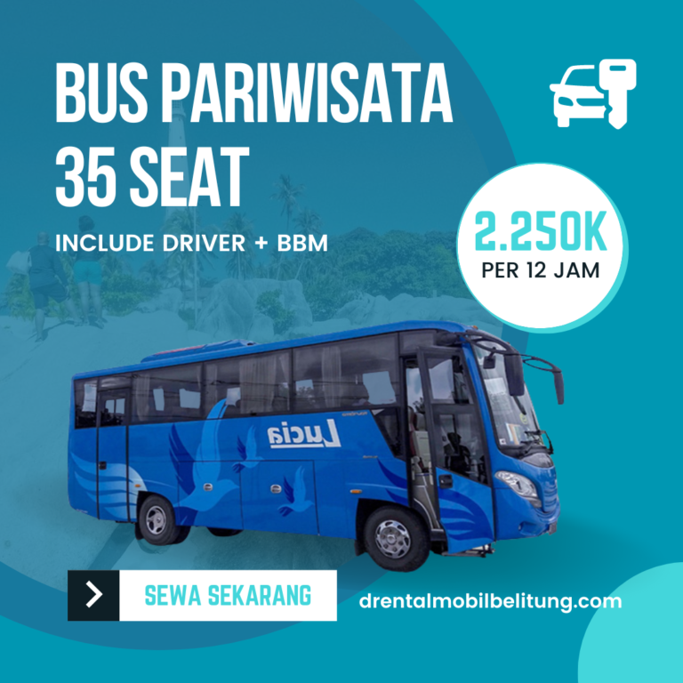 SEWA BUS 35 SEAT BELITUNG