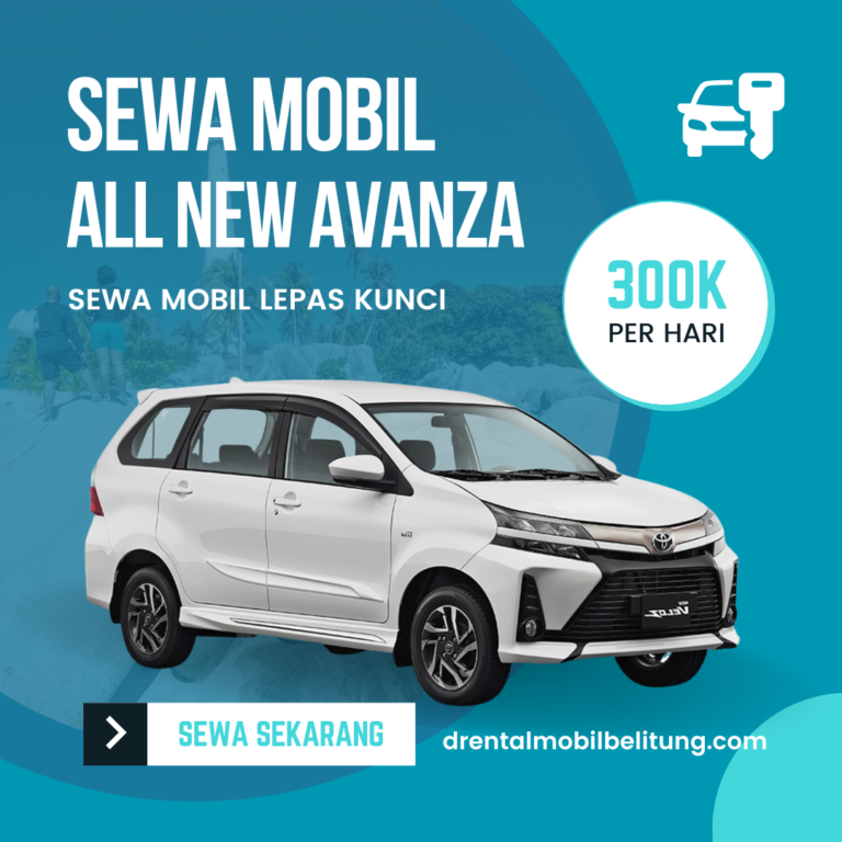 SEWA MOBIL AVANZA BELITUNG